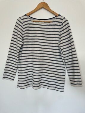 Old money Quiet luxury Casual Striped Top size M